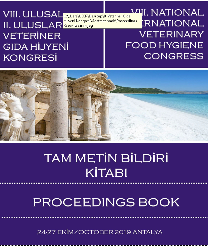 VIII. Veteriner Gıda Hijyeni Kongresi Özet Kitabı
